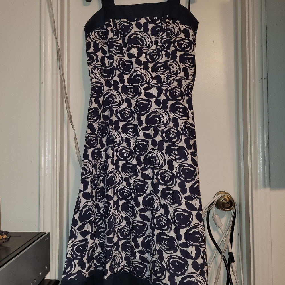Karen Steven's floral dress